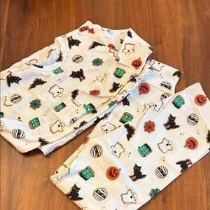 Gap LS PJs Halloween themed